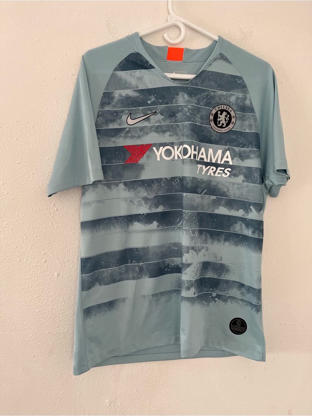 Nike Chelsea Away Jersey - Light Blue and Navy Accents
